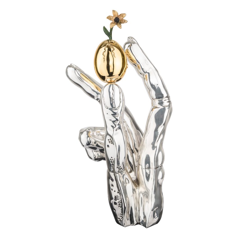 Tác phẩm điêu khắc bàn tay Metamorphosis of Narcissus của Salvador Dalí