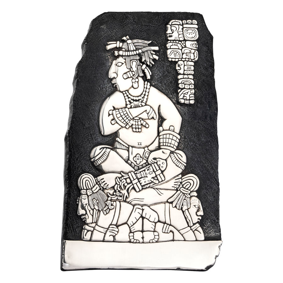 Relieve de Plata de la Subordinación al Rey Maya