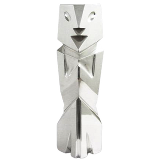Escultura Humana alta de Plata de Mezcala
