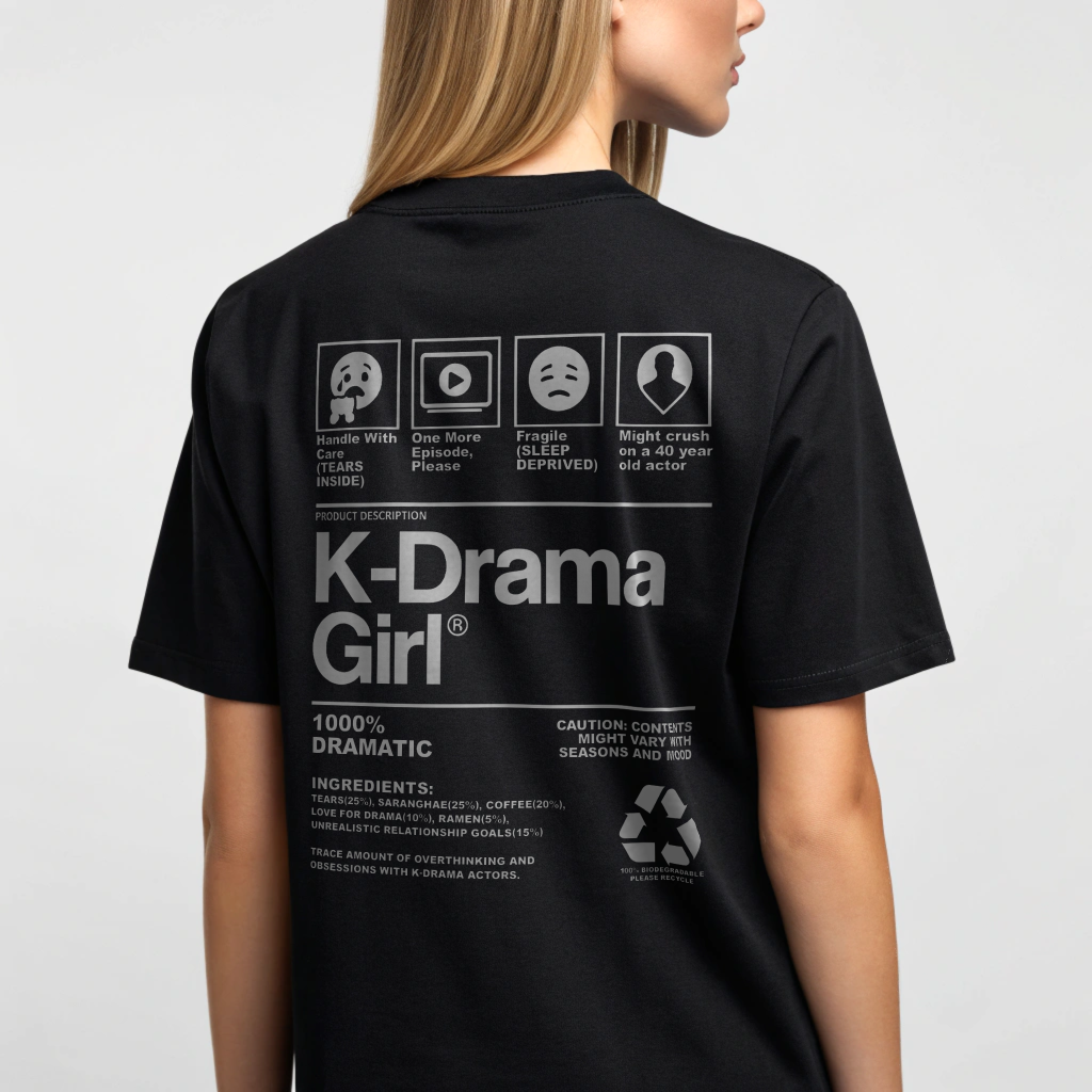 K-Drama Girl Graphic T-shirt