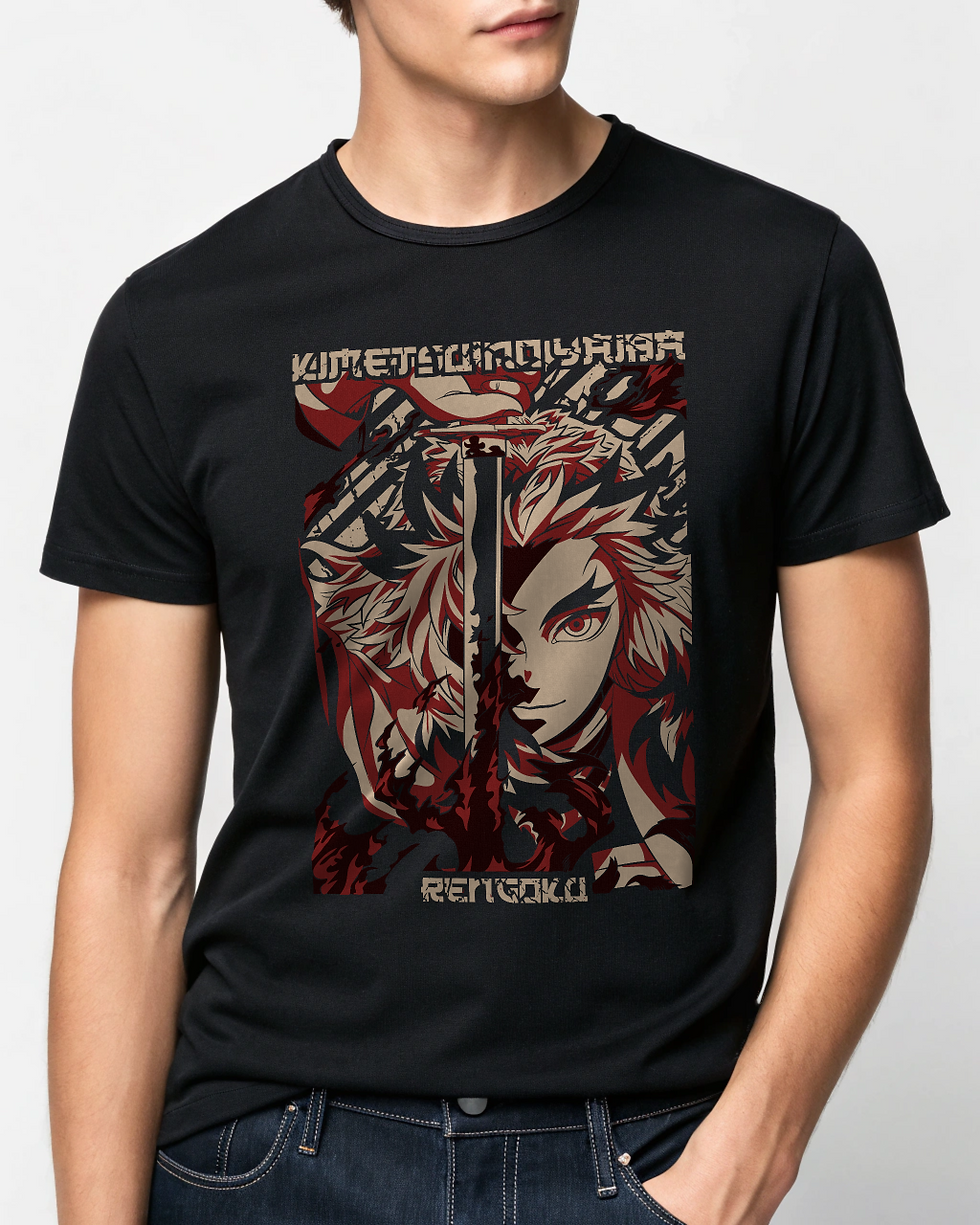 Thumbnail: Demon Slayer's Rengoku T-shirt