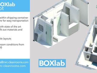 MRC BOXlab | A portable cleanroom solution