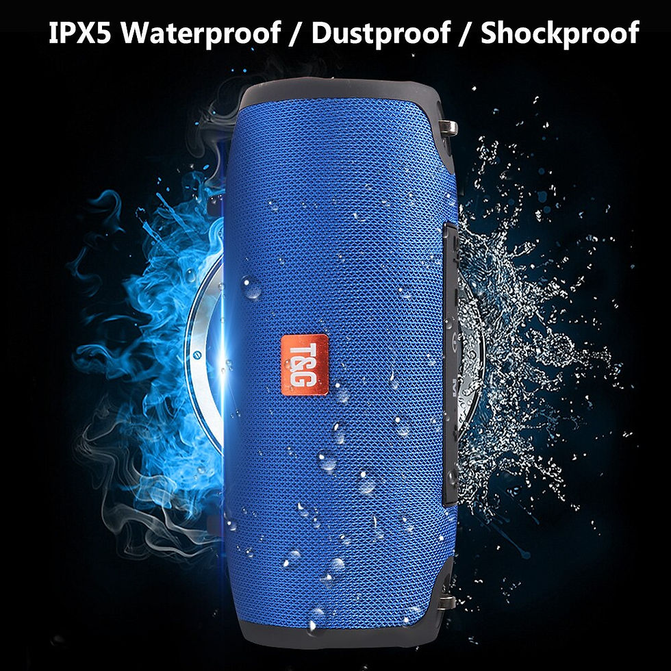 Thumbnail: Large Waterproof Wireless Portable Bluetooth Speaker With Strap