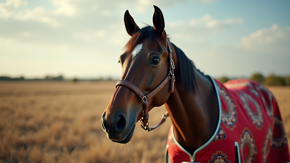 Unlock Your Horse's Style Potential with Vibrant Rugs