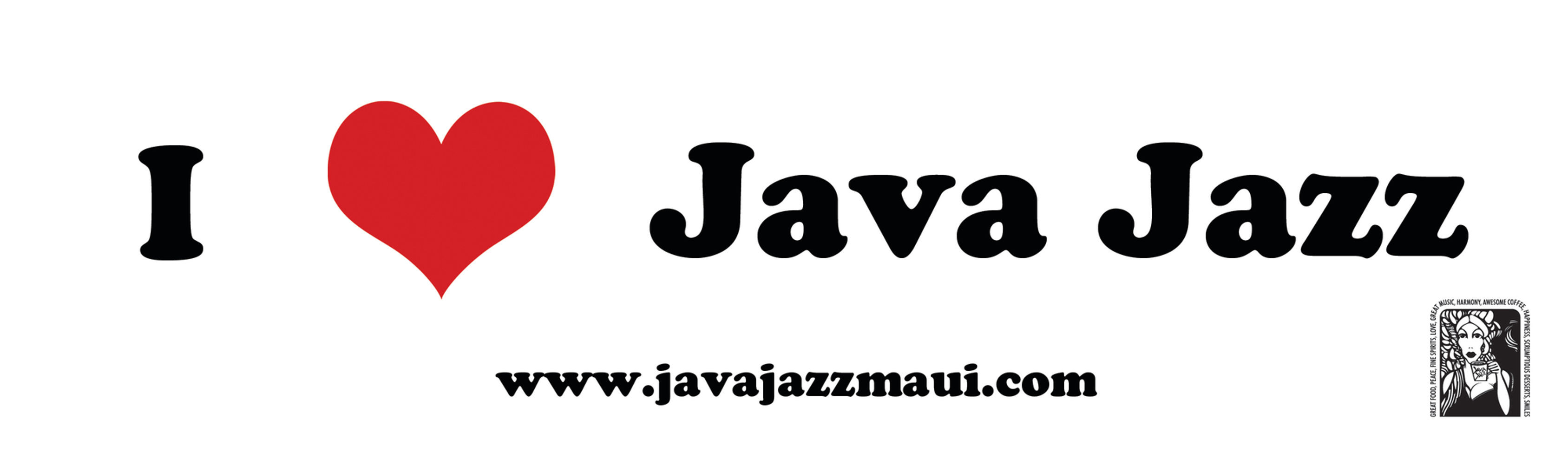 I Heart JavaJazz Bumper Sticker