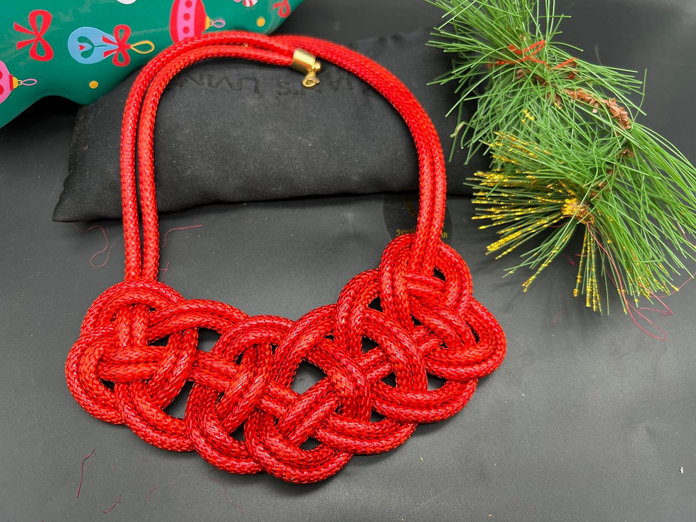 Chic Statement Cord Necklace