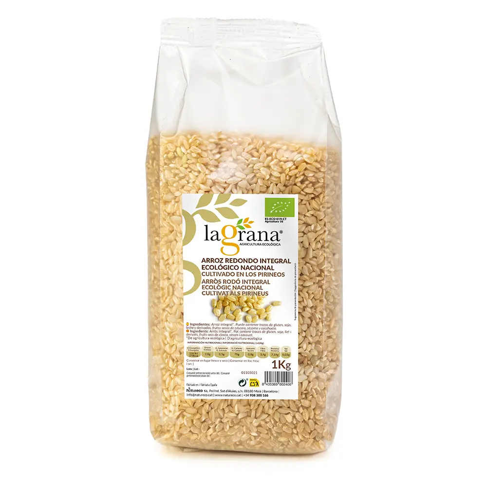 Arroz redondo integral ecológico