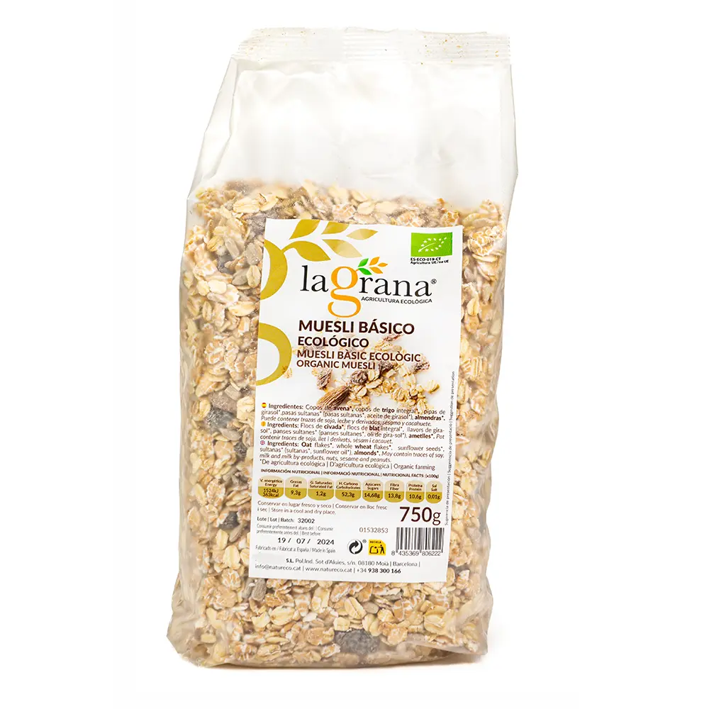 Muesli básico ecologico