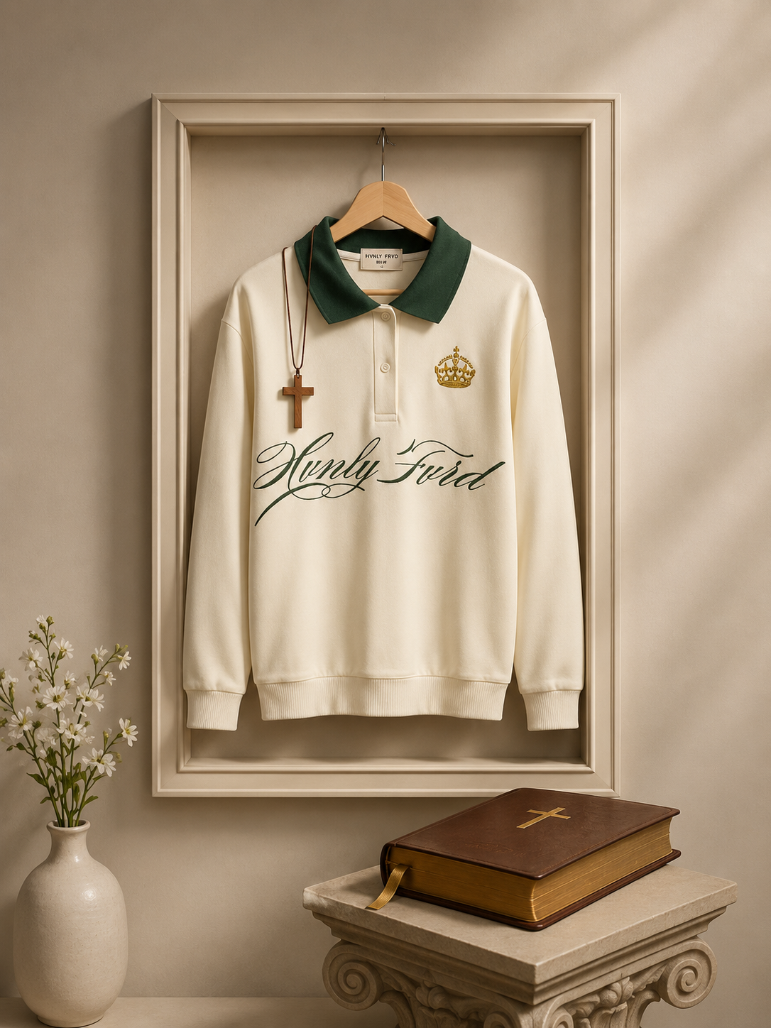 Upper Room "Holy People" Long Sleeve Polo