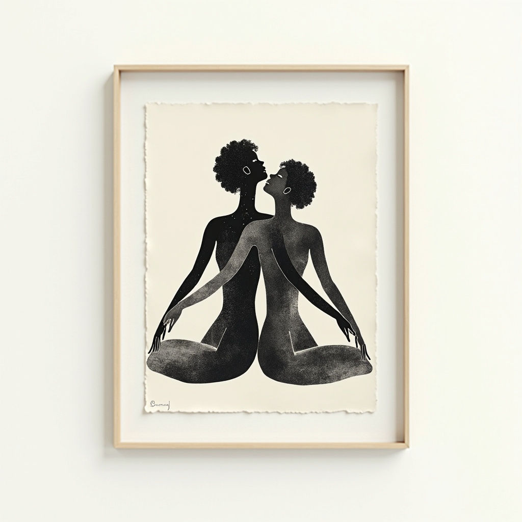 Spiritual Figures Etching