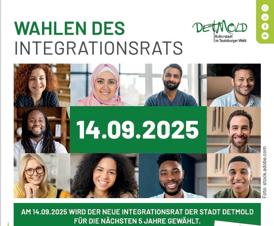 Kommunalwahl und die Wahl zum Integrationsgrat der Stadt Detmold