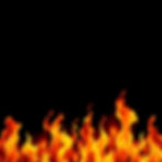 Make a background with realistic flames rising up from the entire length of the bottom abo