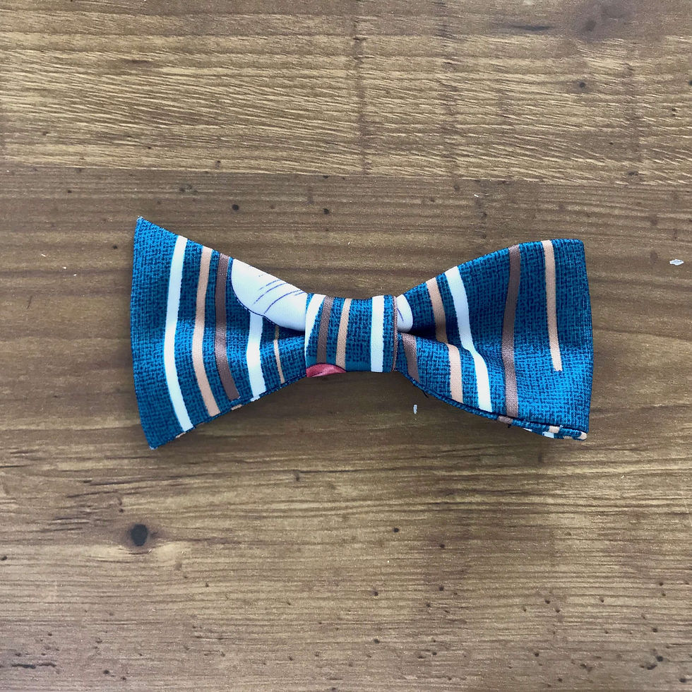 Floral Print Bow