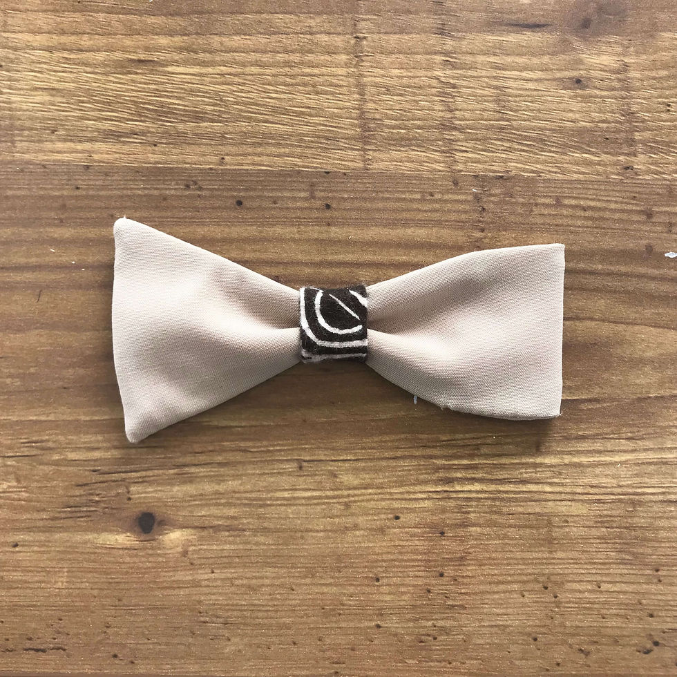Thumbnail: Beige Canvas Bow