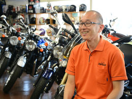 「くまもと経済」連動企画「Bike is my life」ミスターバイクヤマベ 店長 齊藤 清隆さん