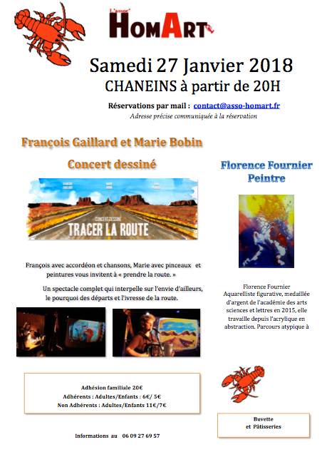 soirée Hom'Art à Chaneins