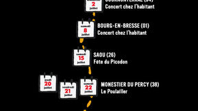 tournée d'été du Concert Dessiné