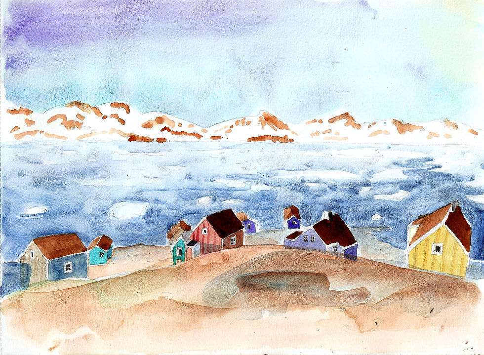 Miniature : Village inuit
