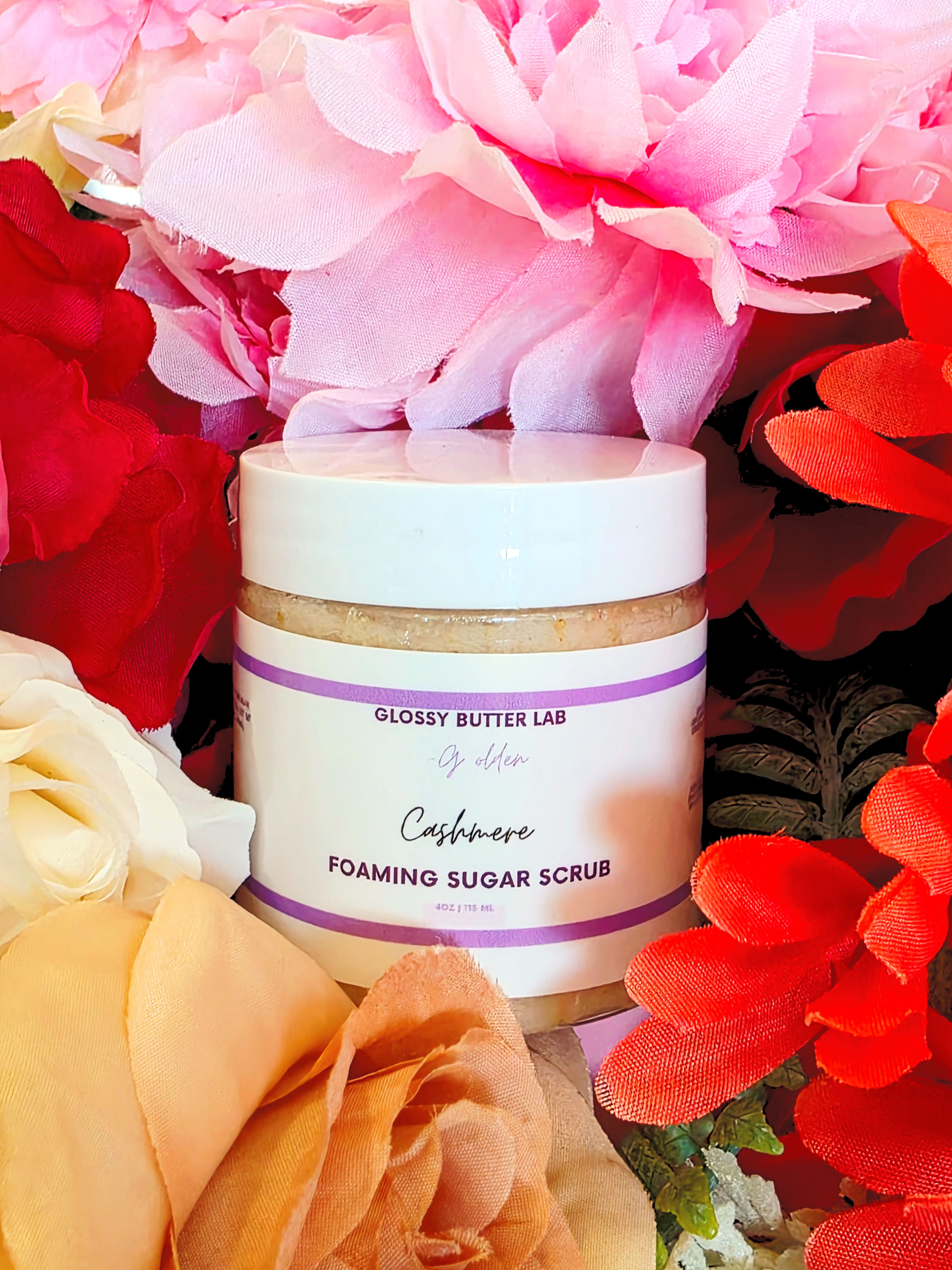 Golden Cashmere Foaming Sugar Scrub