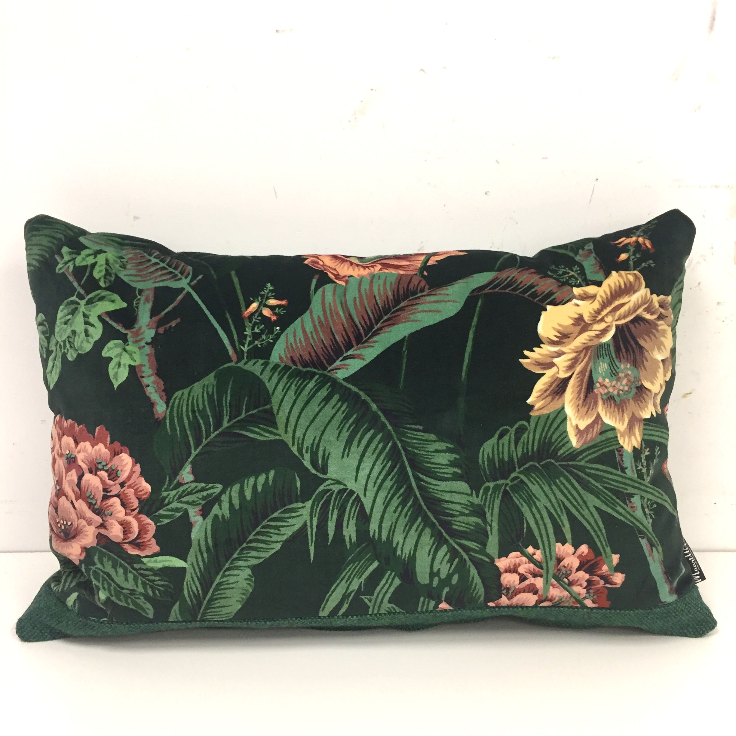 Puzzelkussen - groen/paradise