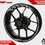 Thumbnail: Aprilia RS 125 Wheel Stickers Rim Tape Stripes Decals Graphics