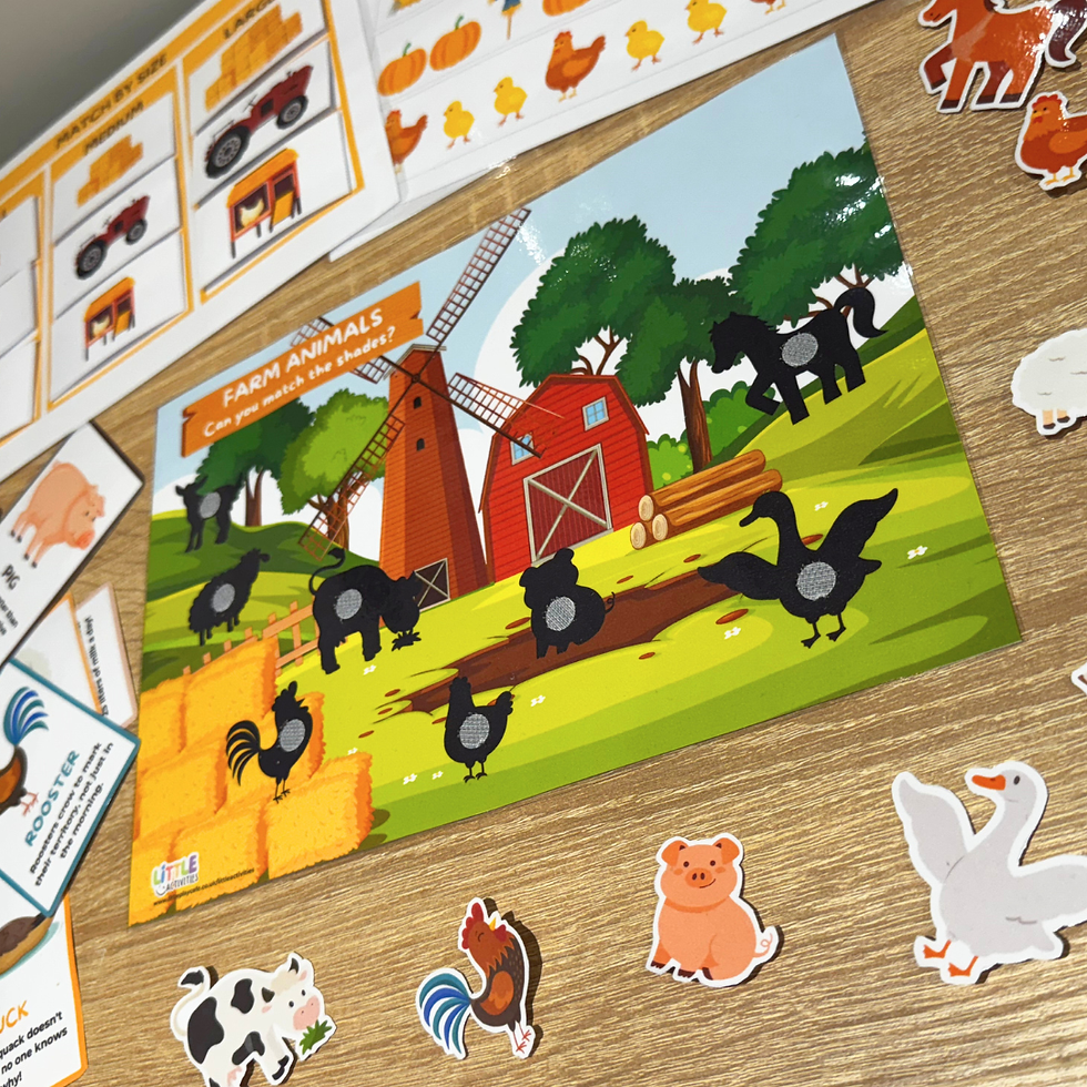 Thumbnail: Matching game featuring half-animal and half-tool cards to pair correctly.