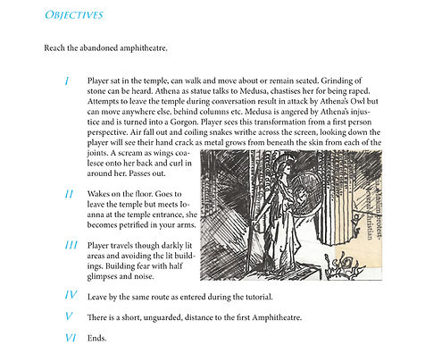 jacob Gamm Terrible Games design document. Athena and Medusa thumbnail