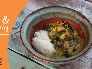 Spinach & date curry