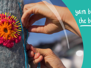 Yarn Bombing the Bollards