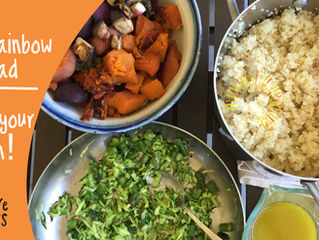 Warm Rainbow Salad