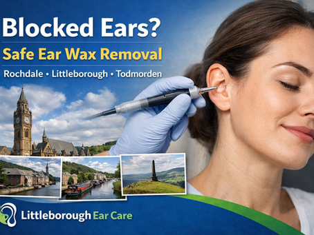 Blocked Ears in Rochdale? Safe Ear Wax Removal in Littleborough & Todmorden