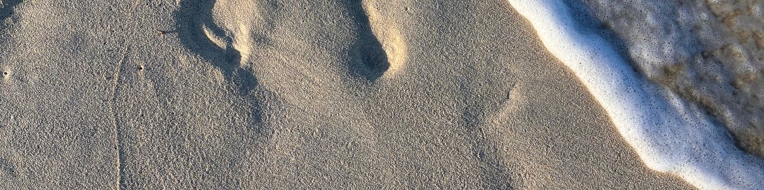 Kailua Beach Foot Prints 