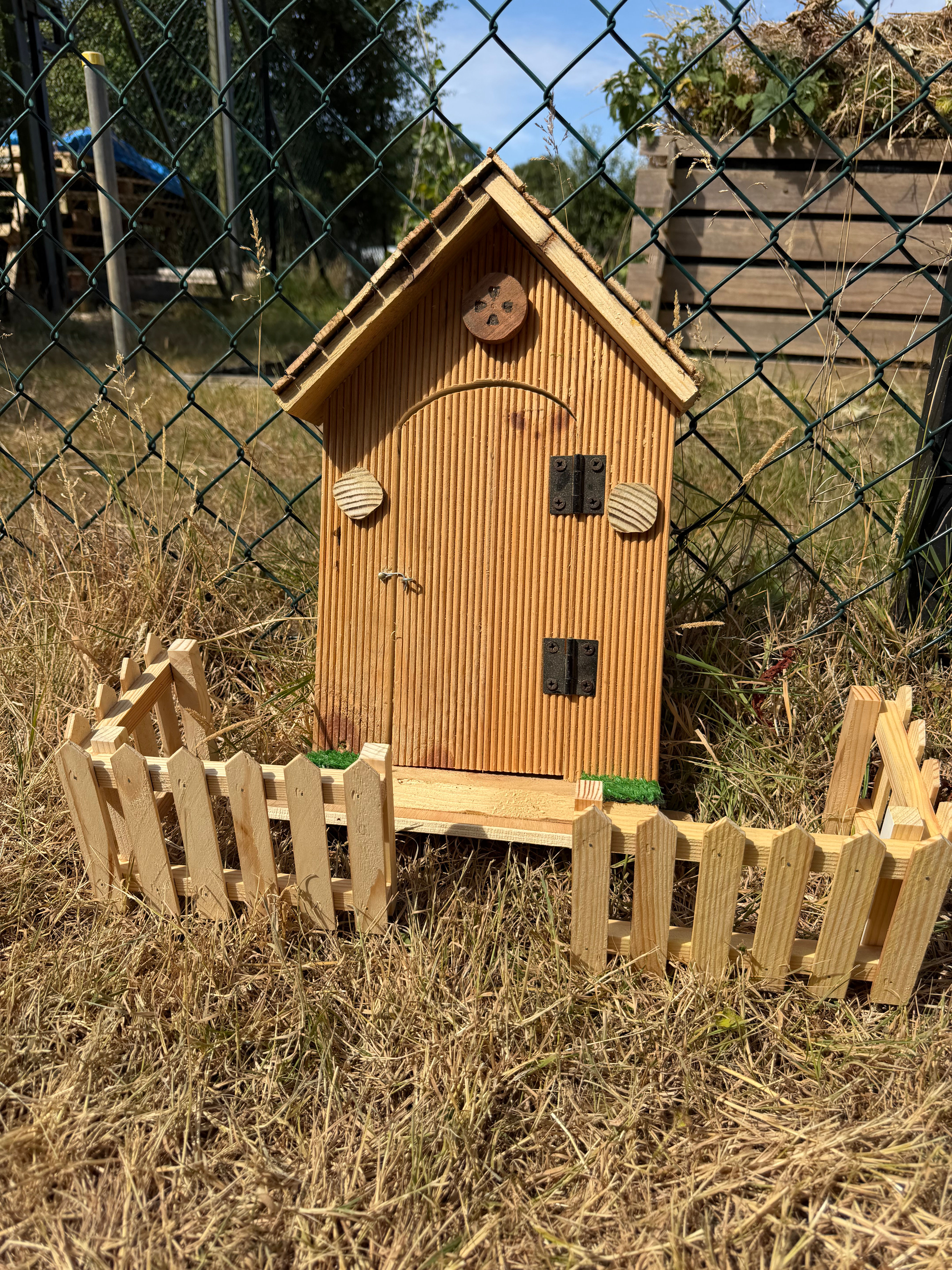 Highly Sought-After Handmade Fairy Door & Picket Fence