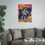 Thumbnail: Poster - Psychedelic Astronaut Floating in a Vivid Cosmic Dreamscape