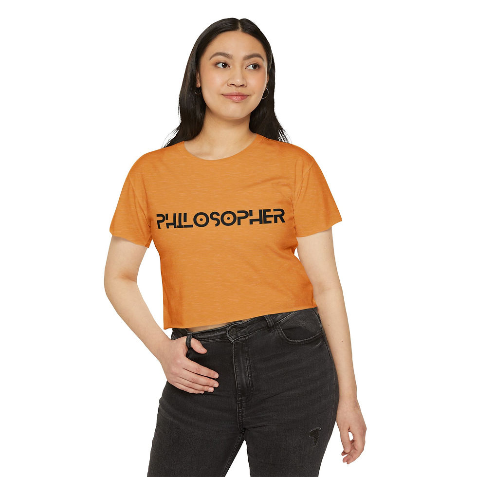 Women's Festival PHILOSOPHER Crop Top
