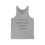 Thumbnail: Unisex Motivational Jersey Tank Top - Summer Essential Casual Wear
