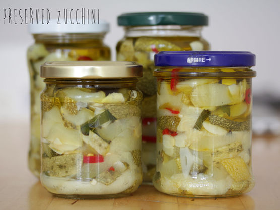 How to make Preserved Zucchini