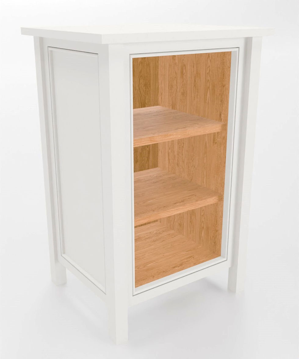 Thumbnail: Hamptons Bookcase, 900mm Tall