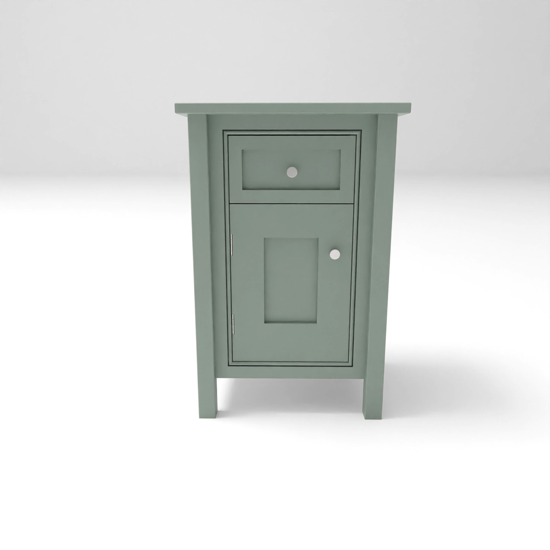 Hamptons Bedside Table, Single Door, 1 Drawer