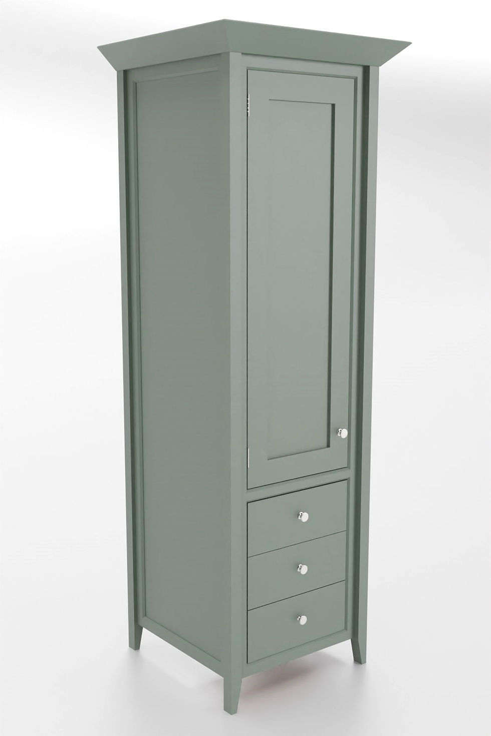 Thumbnail: Clifton Wardrobe, Single Door and 3 Drawers