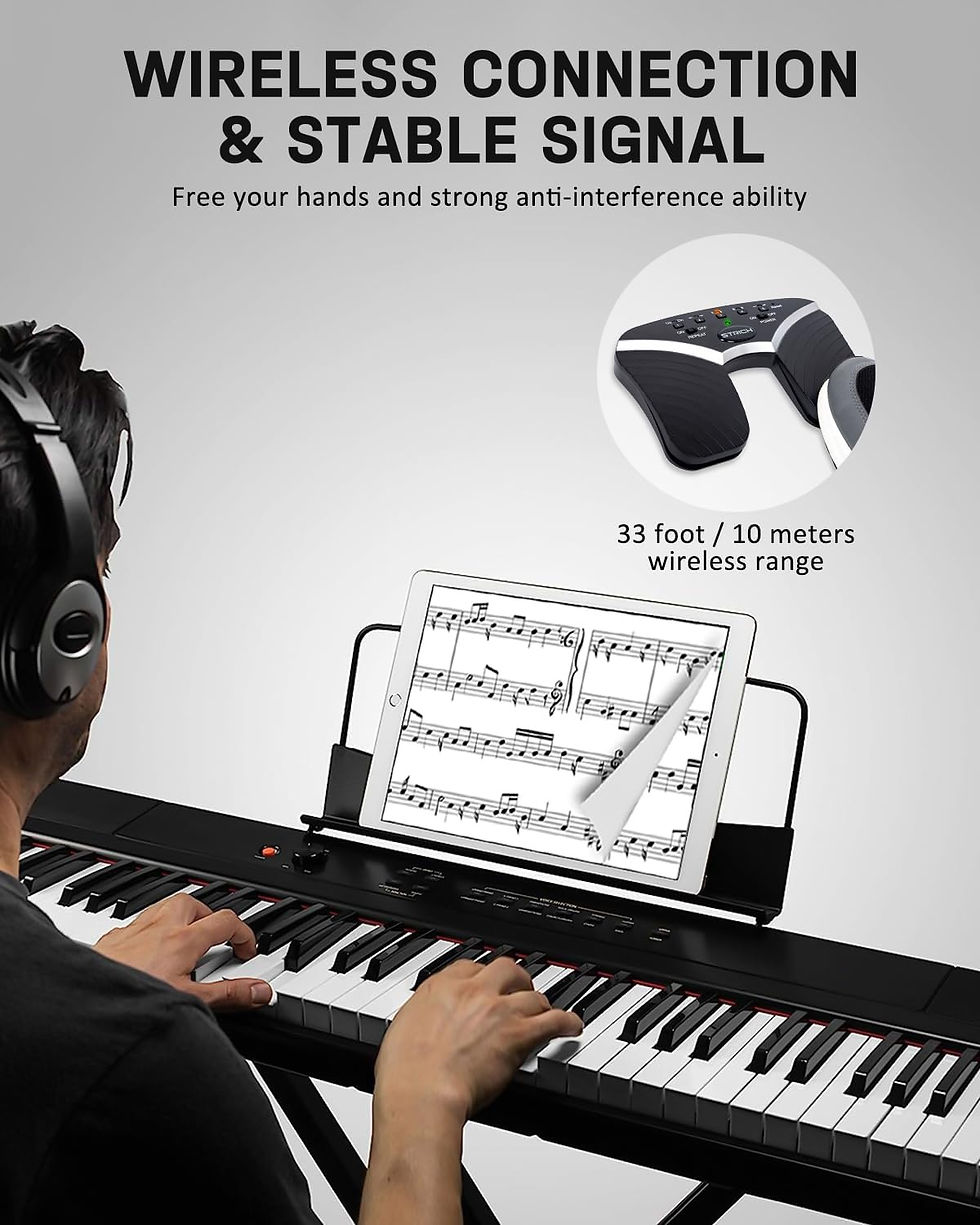 Miniaturbild: Strich -  Bluetooth Page Turner Pedal