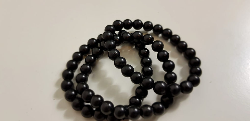 Shungite  Bracelet (String Beaded)
