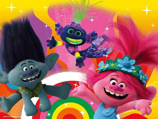 Trolls 3D Puzzle (lenticular)