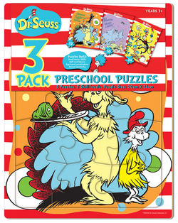 Dr Seuss 3-pack Puzzle