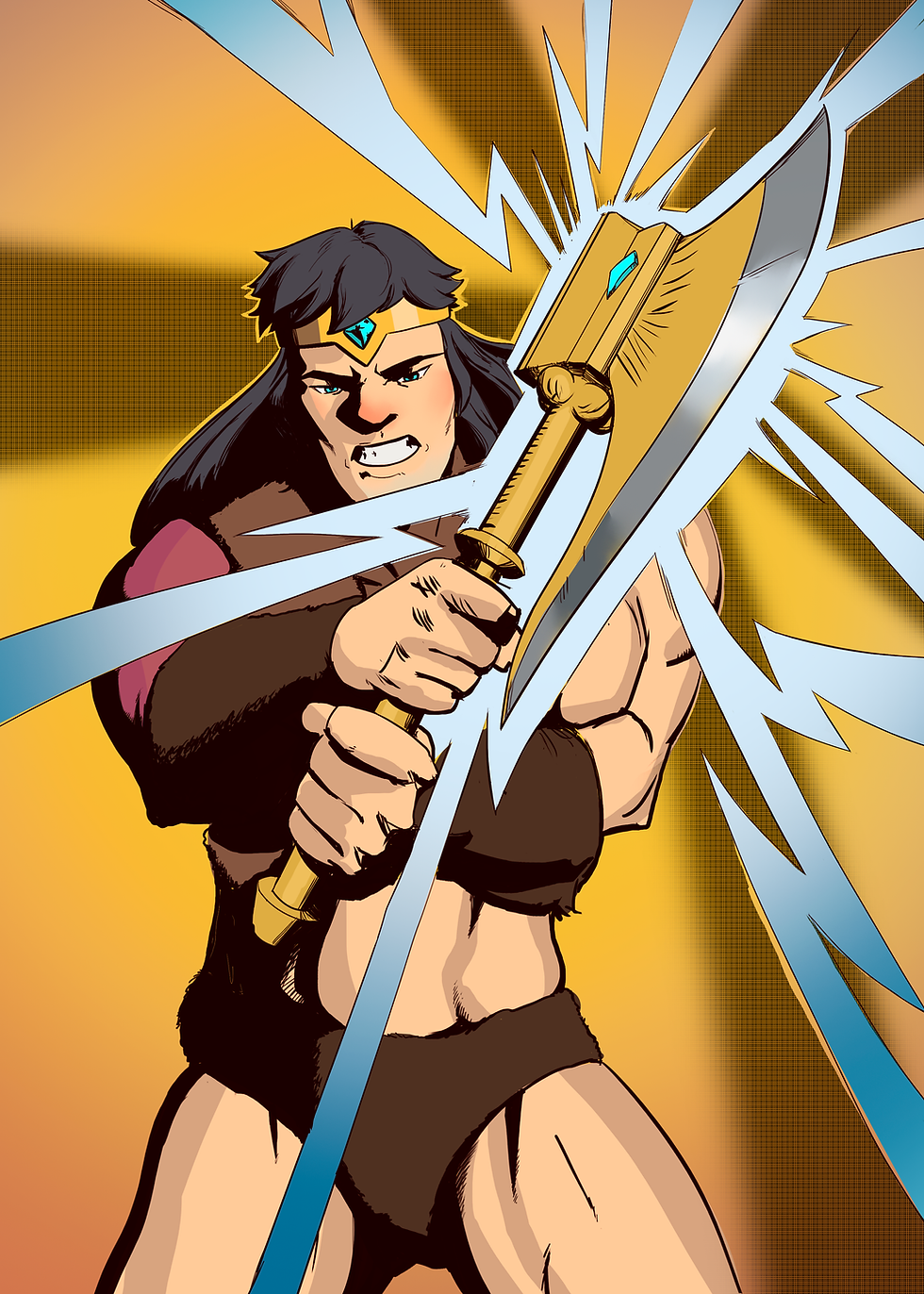 Thumbnail: Order of Cosmic Champions™ Mini-Comic - The Mighty Masculon™