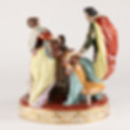 Thumbnail: In the style of the Meissen factory, porcelain group, Le Concert, XIX