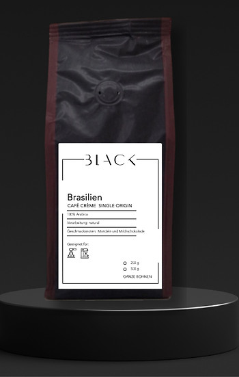 BLACK PREMIUM CAFE CREME ARABICA BRASILI