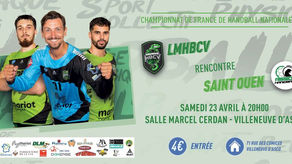 N1. Rencontre LMHBCV-St Ouen ce samedi 23 avril à 20 h 00
