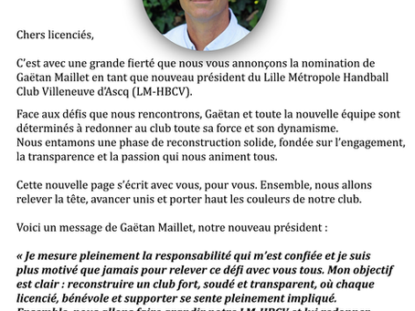 📢 Grande nouvelle pour le LM-HBCV !