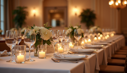 Beautiful Reception head table